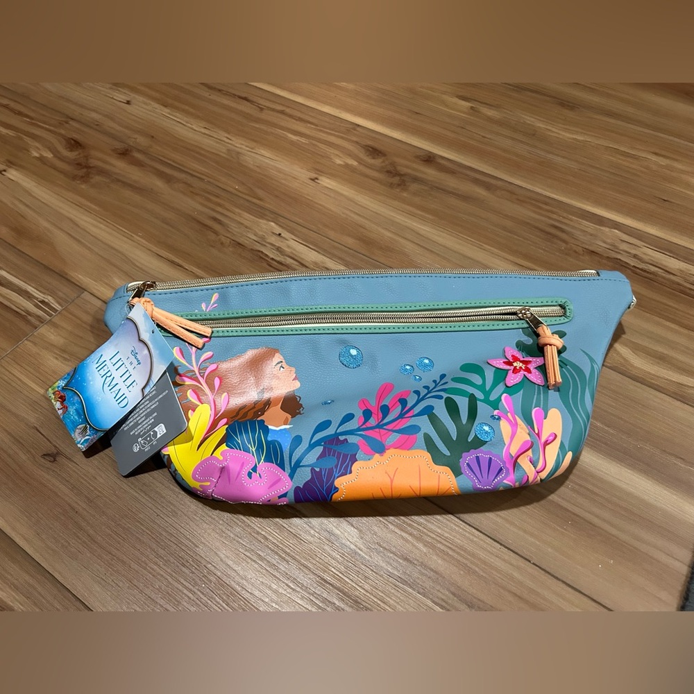 Disney The Little Mermaid Live Action Leather Fanny Pack  Pouch